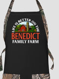 Life Is Better Farm : Printed 2-Tone Aprons