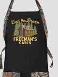 Livin' The Dream Cabin : Printed 2-Tone Aprons