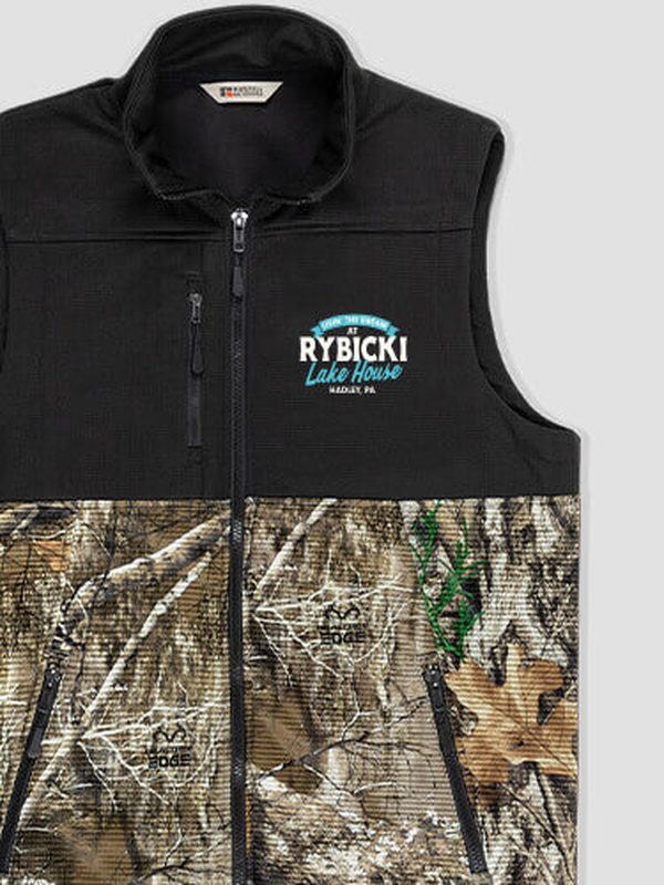 Livin' The Dream Lake House : Embroidered 2-Tone Camo Vests