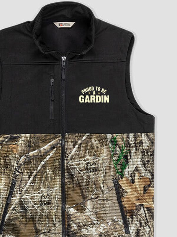 Proud To Be : Embroidered 2-Tone Camo Vests
