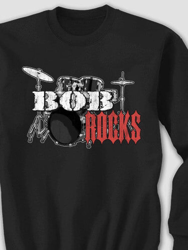 Rocks Drums : Printed Sweatshirts product image 1