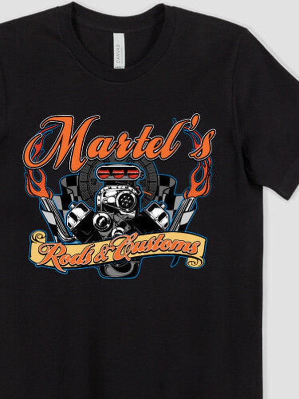 Rods and Customs : Premium Printed T-Shirts