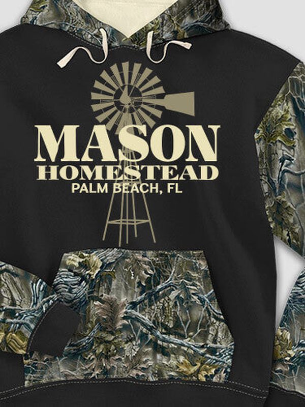 Homestead : Printed 2-Tone Camo Hoodies product image 1