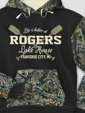 Lake House : Printed 2-Tone Camo Hoodies product image 1