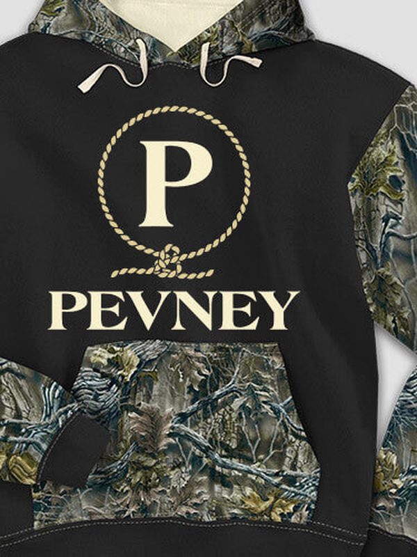 Lasso Monogram : Printed 2-Tone Camo Hoodies product image 1