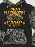 Moose Hunting Camp : Printed 2-Tone Camo Hoodies product image 1