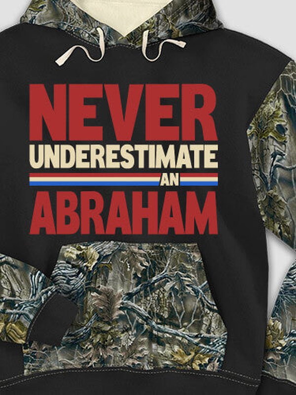 Never Underestimate : Printed 2-Tone Camo Hoodies product image 1