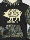 Pig Roast : Printed 2-Tone Camo Hoodies product image 1