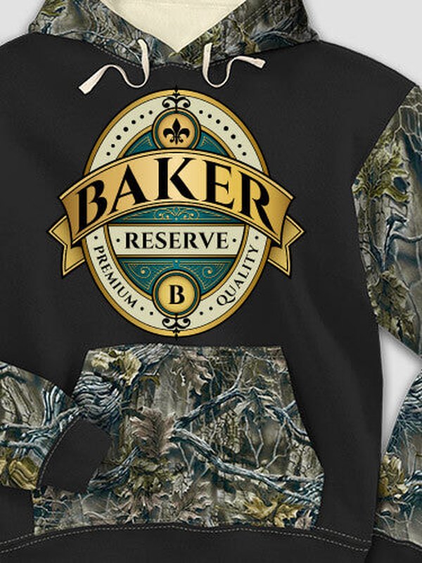 Reserve : Printed 2-Tone Camo Hoodies product image 1