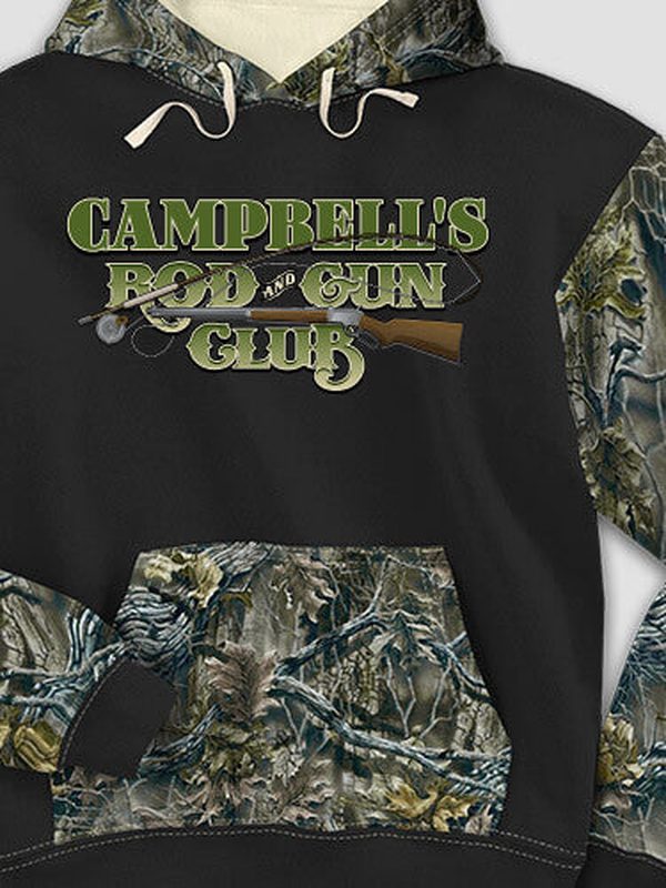 Rod and Gun Club : Printed 2-Tone Camo Hoodies product image 1