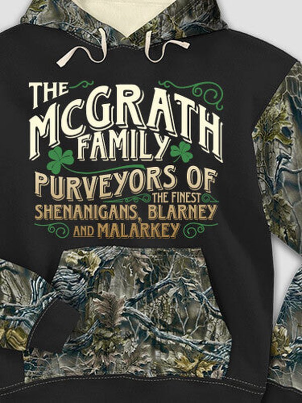Shenanigans Family : Printed 2-Tone Camo Hoodies product image 1