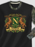 Stag Coat Of Arms : Printed 2-Tone Camo Long Sleeves product image 1