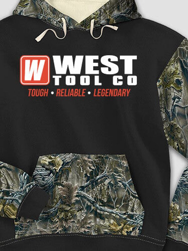 Tool Company : Printed 2-Tone Camo Hoodies product image 1