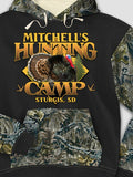 Turkey Hunting Camp : Printed 2-Tone Camo Hoodies product image 1
