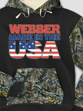 USA Family : Printed 2-Tone Camo Hoodies product image 1