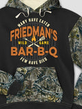 Wild Game Few Have Died BBQ : Printed 2-Tone Camo Hoodies product image 1
