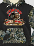 Wild Turkey Outfitters : Printed 2-Tone Camo Hoodies product image 1
