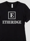 Square Monogram : Premium Printed T-Shirts