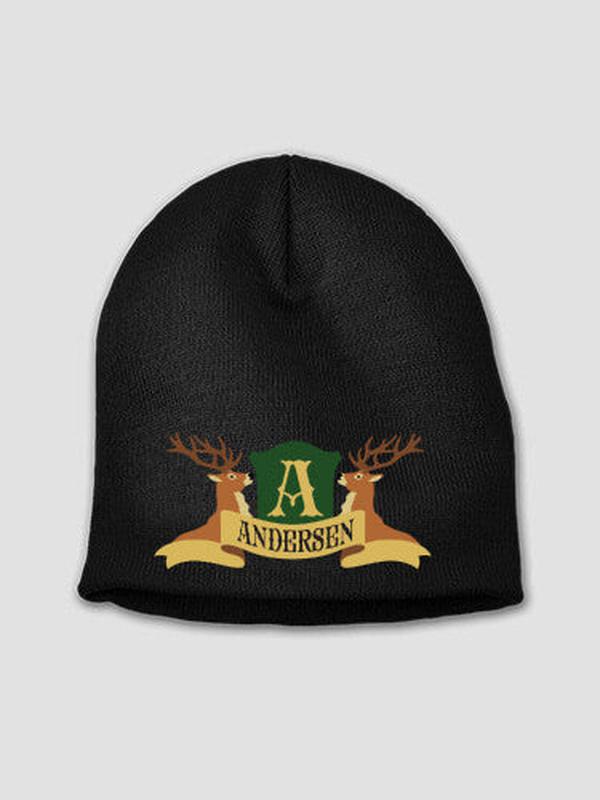 Stag Coat Of Arms : Embroidered Beanies product image 1