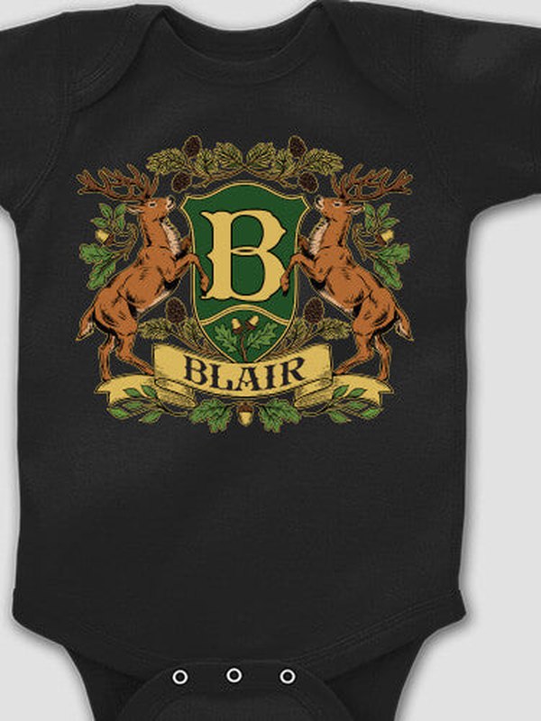 Stag Coat Of Arms : Printed Baby Bodysuits product image 1