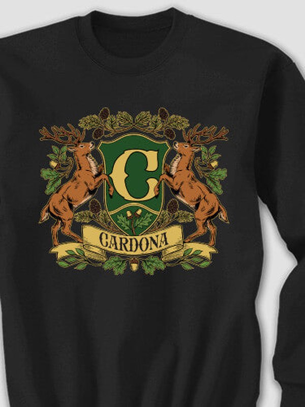 Stag Coat Of Arms : Printed Sweatshirts product image 1