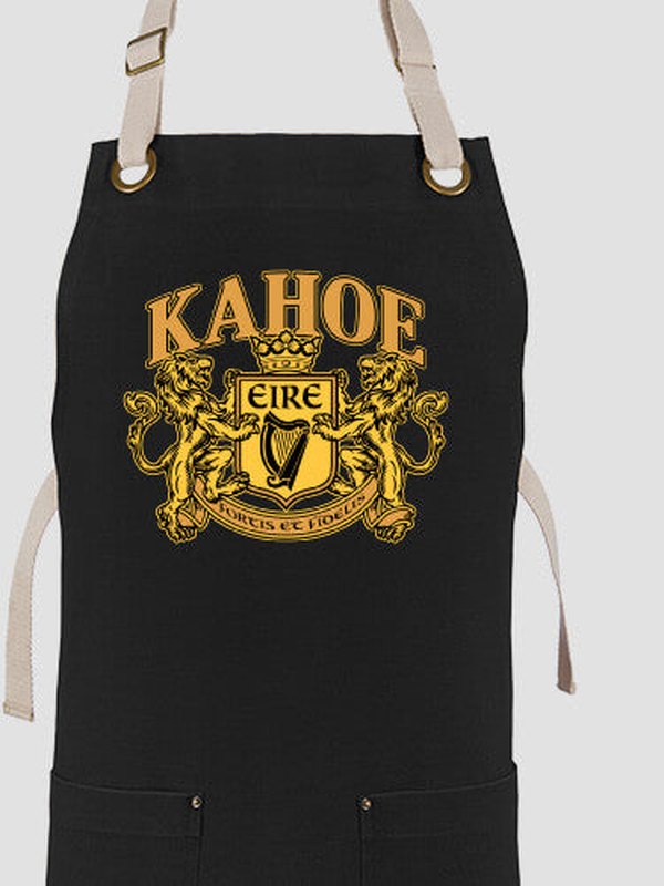 Irish Crest : Printed Canvas Work Aprons