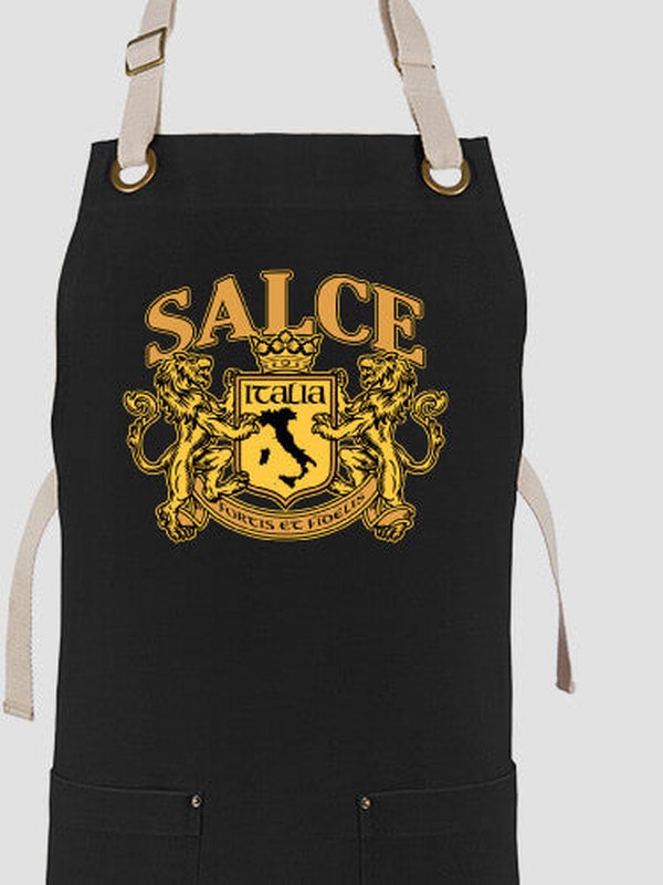 Italian Crest : Printed Canvas Work Aprons product image 1