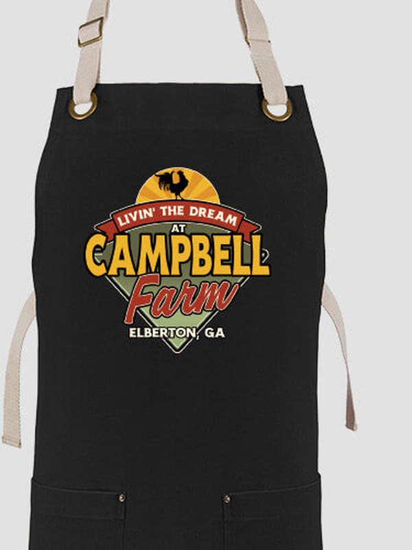 Livin' The Dream Farm : Printed Canvas Work Aprons