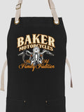Motorcycle Family Tradition : Printed Canvas Work Aprons