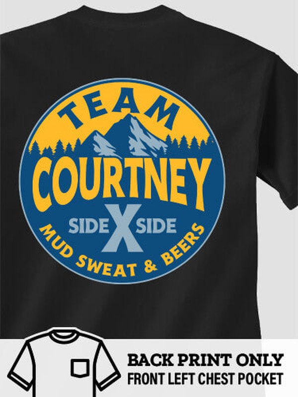 Team Side By Side : Printed Pocket T-Shirts