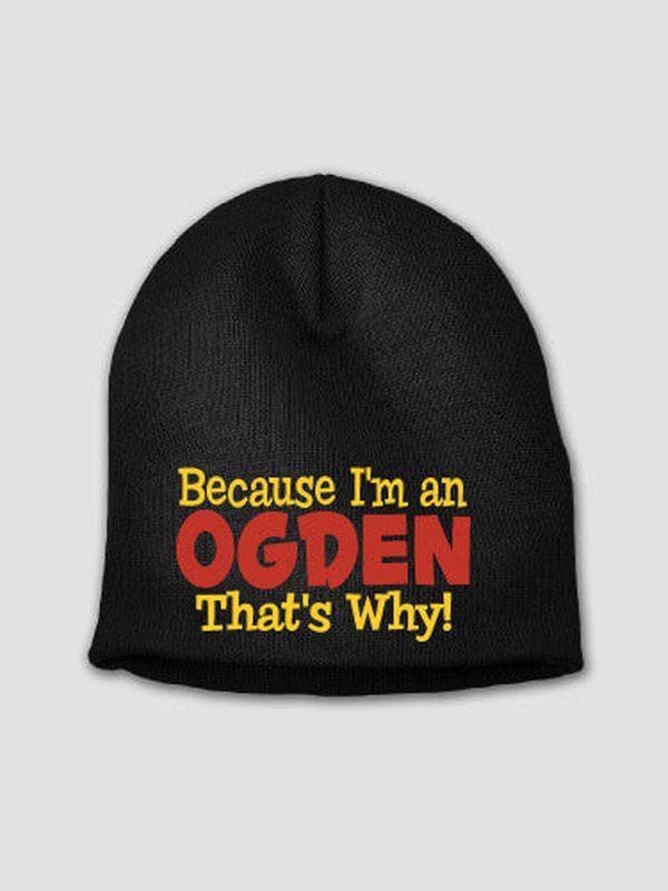 That's Why : Embroidered Beanies