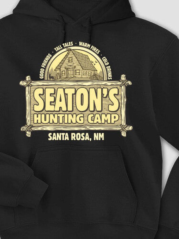 Vintage Hunting Camp : Printed Hoodies product image 1