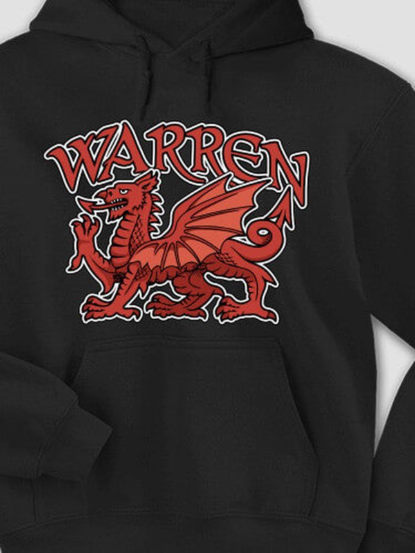 Welsh Dragon : Printed Hoodies product image 1