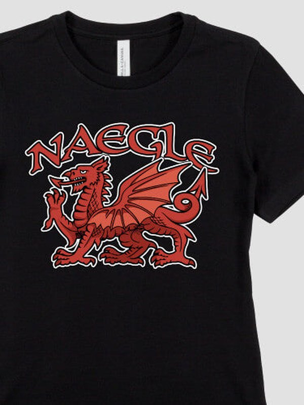Welsh Dragon : Premium Printed T-Shirts