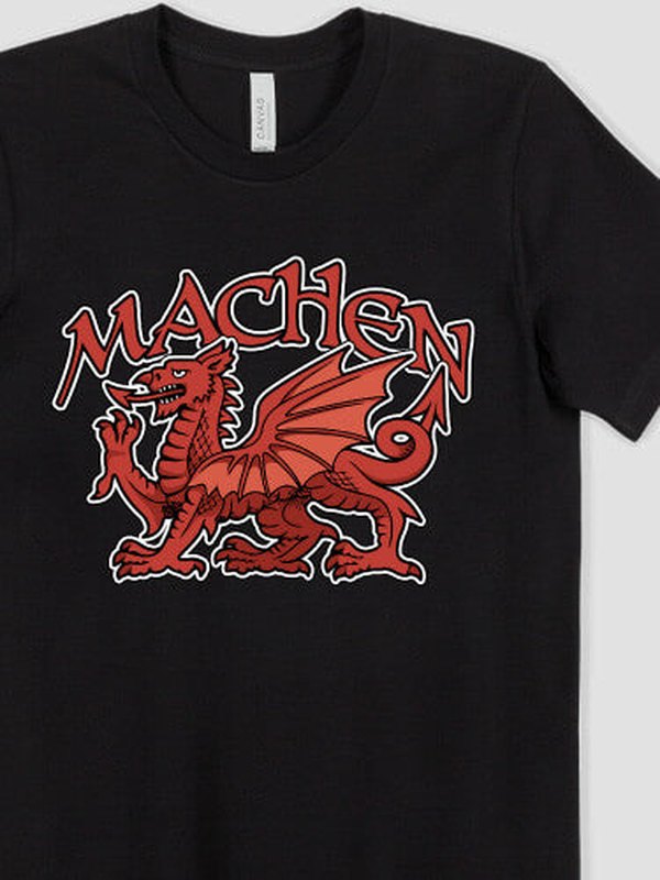 Welsh Dragon : Premium Printed T-Shirts
