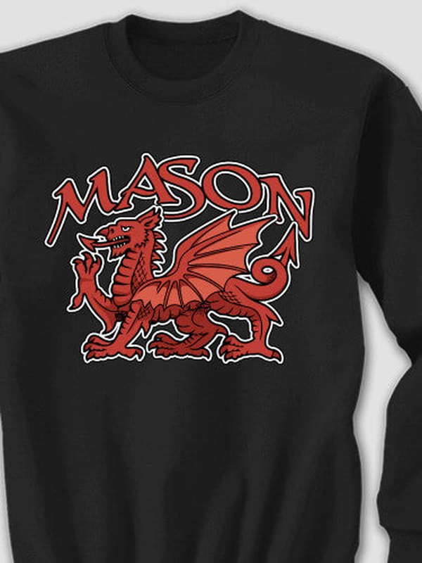 Welsh Dragon : Printed Sweatshirts product image 1