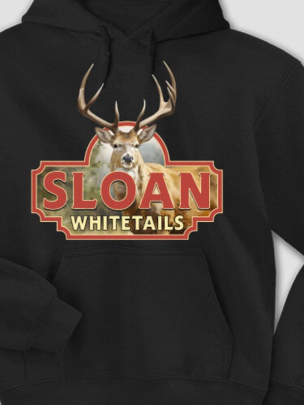 Whitetails : Printed Hoodies product image 1