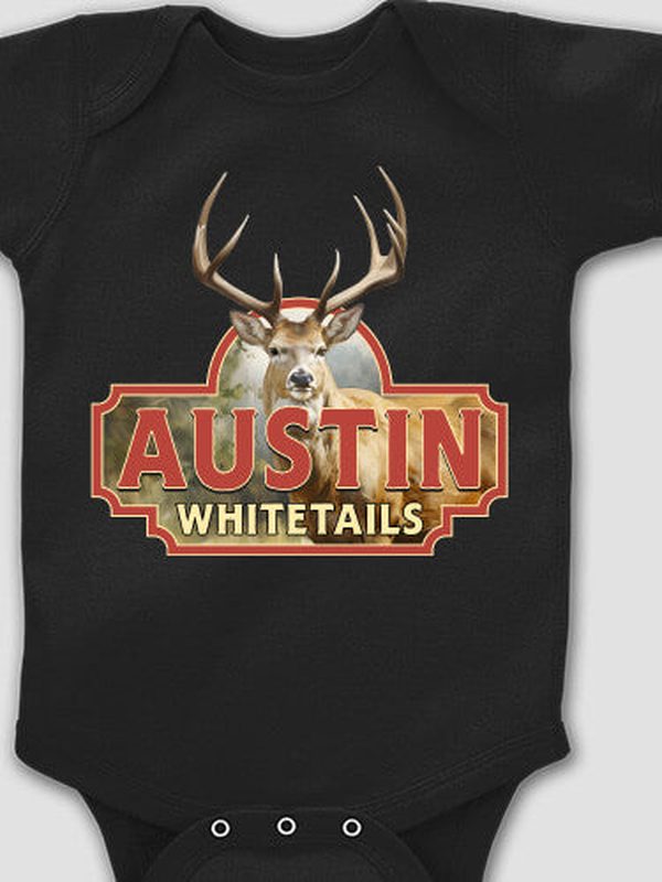Whitetails : Printed Baby Bodysuits