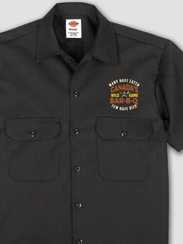 Wild Game Few Have Died BBQ : Embroidered Work Shirts product image 1