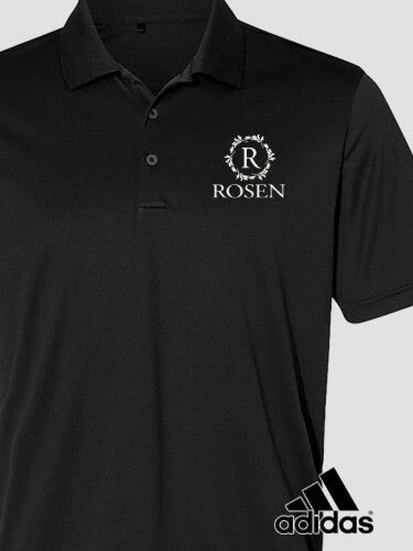 Wreath Monogram : Embroidered Adidas® Polo Shirts product image 1