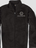 Wreath Monogram : Embroidered Fleece Jackets