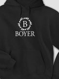 Wreath Monogram : Printed Hoodies product image 1