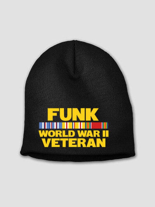 WW2 Pacific Veteran : Embroidered Beanies