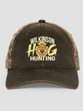 Hog Hunting : Embroidered 2-Tone Camo Hats