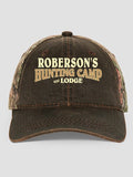 Hunting Camp : Embroidered 2-Tone Camo Hats