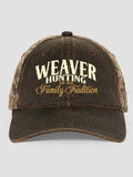 Hunting Family Tradition : Embroidered 2-Tone Camo Hats