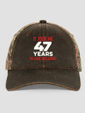 It Took Years : Embroidered 2-Tone Camo Hats