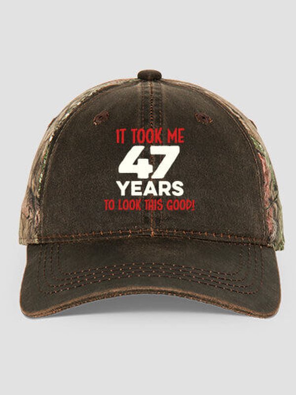 It Took Years : Embroidered 2-Tone Camo Hats