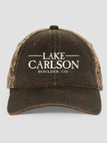 Lake : Embroidered 2-Tone Camo Hats