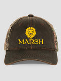 Lion : Embroidered 2-Tone Camo Hats